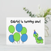 ガブリエルの第1誕生日 招待状 (スタンド正面)