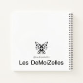 ガブリエルコカハッピーファッションイラストレーション ノートブック (裏面)