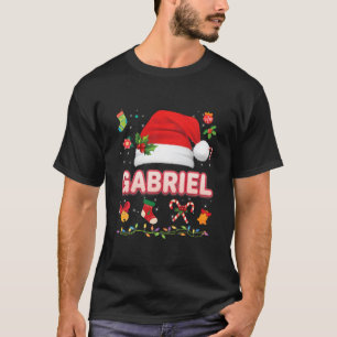 ガブリエルサンタクロース帽子家族メリークリスマスゼマ Tシャツ