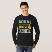 ガブリエル個人名ファーストネーム世界最高ののGab Tシャツ (正面フル)