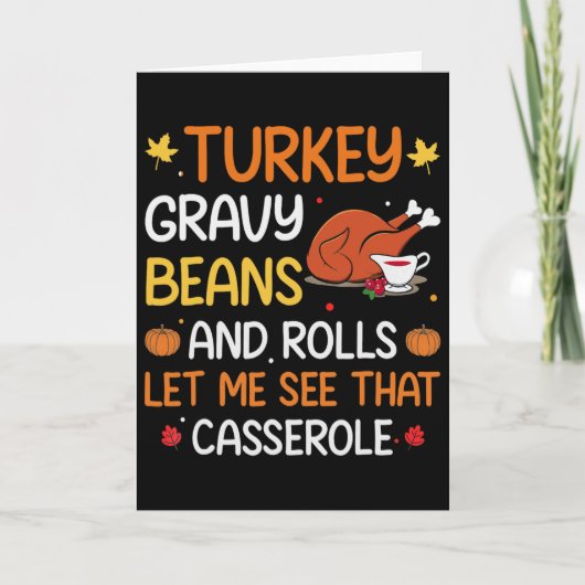 ガブルまで七面鳥の巡礼少年の男性よりも カード (正面)