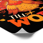 ガブルまで七面鳥の巡礼少年の男性よりも ポスター (角)