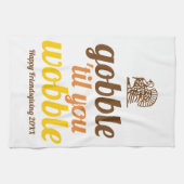 ガブル'til you wobble おもしろい秋友情 キッチンタオル (横)