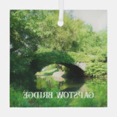 ガプストウブリッジインセントラルパーク ガラスオーナメント (裏面)