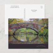 ガプストウブリッジセントラルパークNYCポストカード ポストカード (正面/裏面)