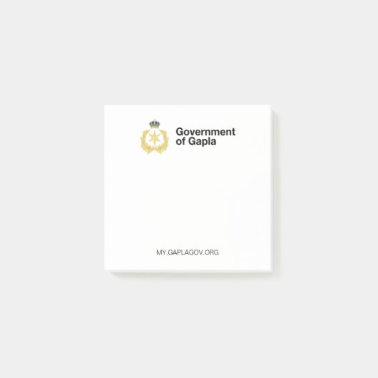 ガプラ公式メモ ポストイット (正面)