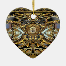 ガベイビクトリアモノグラム セラミックオーナメント