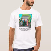 ガベージおもしろいメンユーモアティーシャツ Tシャツ (正面)