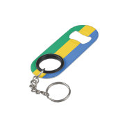 ガボンナショナルプライド愛国主義 キーホルダー栓抜き (裏面アングル)