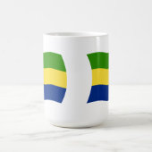 ガボン国旗マグカップ コーヒーマグカップ (中央)