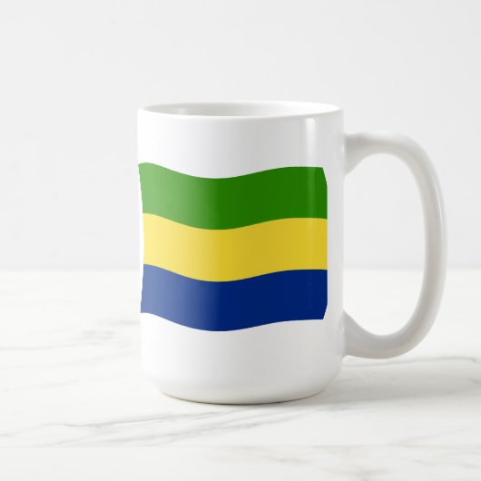 ガボン国旗マグカップ コーヒーマグカップ (右)