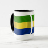 ガボン国旗マグカップ マグカップ (正面左)