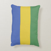 ガボン国旗 アクセントクッション (裏面(縦))