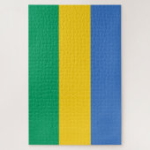 ガボン国旗（ガボン） ジグソーパズル (縦)