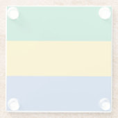 ガボン国旗 ガラスコースター (裏面)