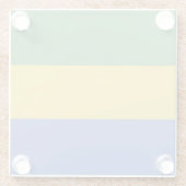 ガボン国旗 ガラスコースター (裏面)