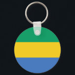 ガボン国旗 キーホルダー<br><div class="desc">ガボンの愛国国旗。</div>