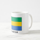 ガボン国旗 コーヒーマグカップ (正面右)