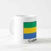 ガボン国旗 コーヒーマグカップ (正面左)