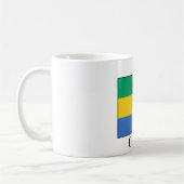 ガボン国旗 コーヒーマグカップ (左)