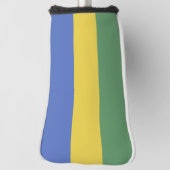 ガボン国旗 ゴルフヘッドカバー (回転90)