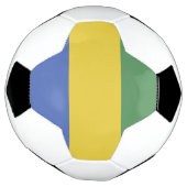 ガボン国旗 サッカーボール (回転)