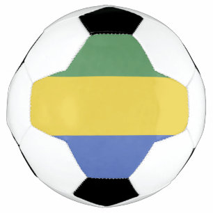 ガボン国旗 サッカーボール