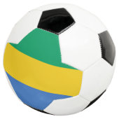 ガボン国旗 サッカーボール (3/4)