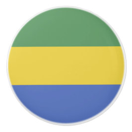 ガボン国旗 セラミックノブ