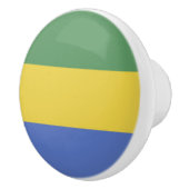 ガボン国旗 セラミックノブ (右)