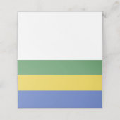 ガボン国旗 プレイスカード (外部開封)