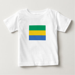 ガボン国旗 ベビーTシャツ