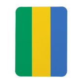 ガボン国旗 マグネット (縦)