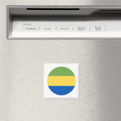 ガボン国旗 マグネット (インサイチュ (食洗機))