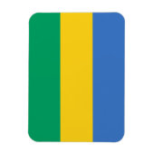 ガボン国旗 マグネット (縦)