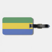 ガボン国旗 ラゲッジタグ (裏面横)