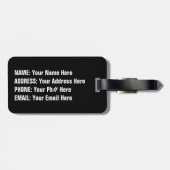 ガボン国旗 ラゲッジタグ (裏面横)