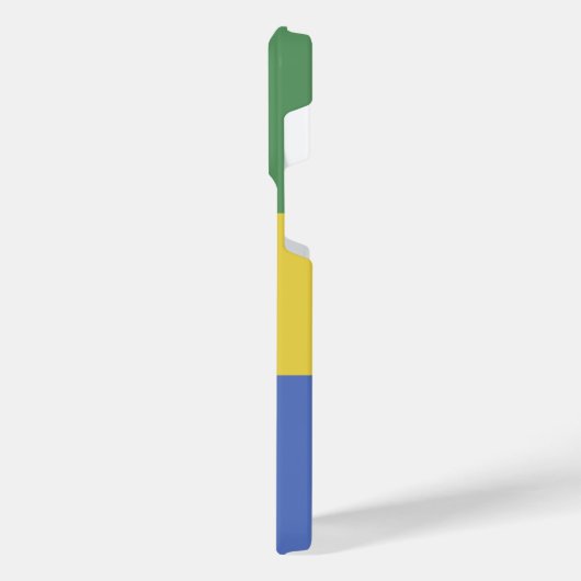 ガボン国旗 iPhoneケース (左側面)