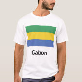 ガボン国旗 Tシャツ (正面)