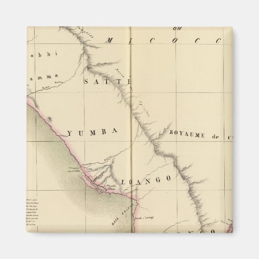 ガボン、コンゴ38 マグネット (正面)