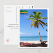 ガボン – パルミエ –  ポストカード (正面/裏面)