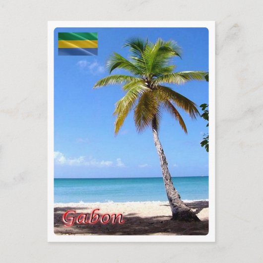 ガボン – パルミエ –  ポストカード (正面)