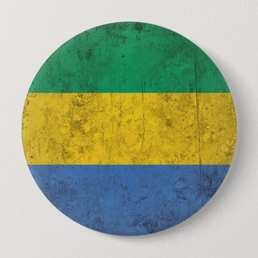 ガボン 缶バッジ (正面)