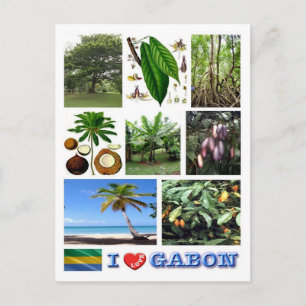 ガボン – I Love Gabon - ポストカード