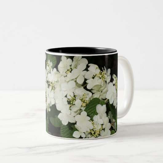 ガマズミの花 ツートーンマグカップ (正面右)