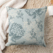 ガマズミ属の花が付いているレトロの花パターン クッション (ブランケット)