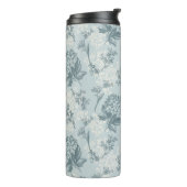 ガマズミ属の花が付いているレトロの花パターン タンブラー (回転左)