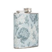 ガマズミ属の花が付いているレトロの花パターン フラスク (右)