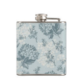 ガマズミ属の花が付いているレトロの花パターン フラスク (裏面)