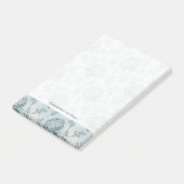 ガマズミ属の花が付いているレトロの花パターン ポストイット (アングル)